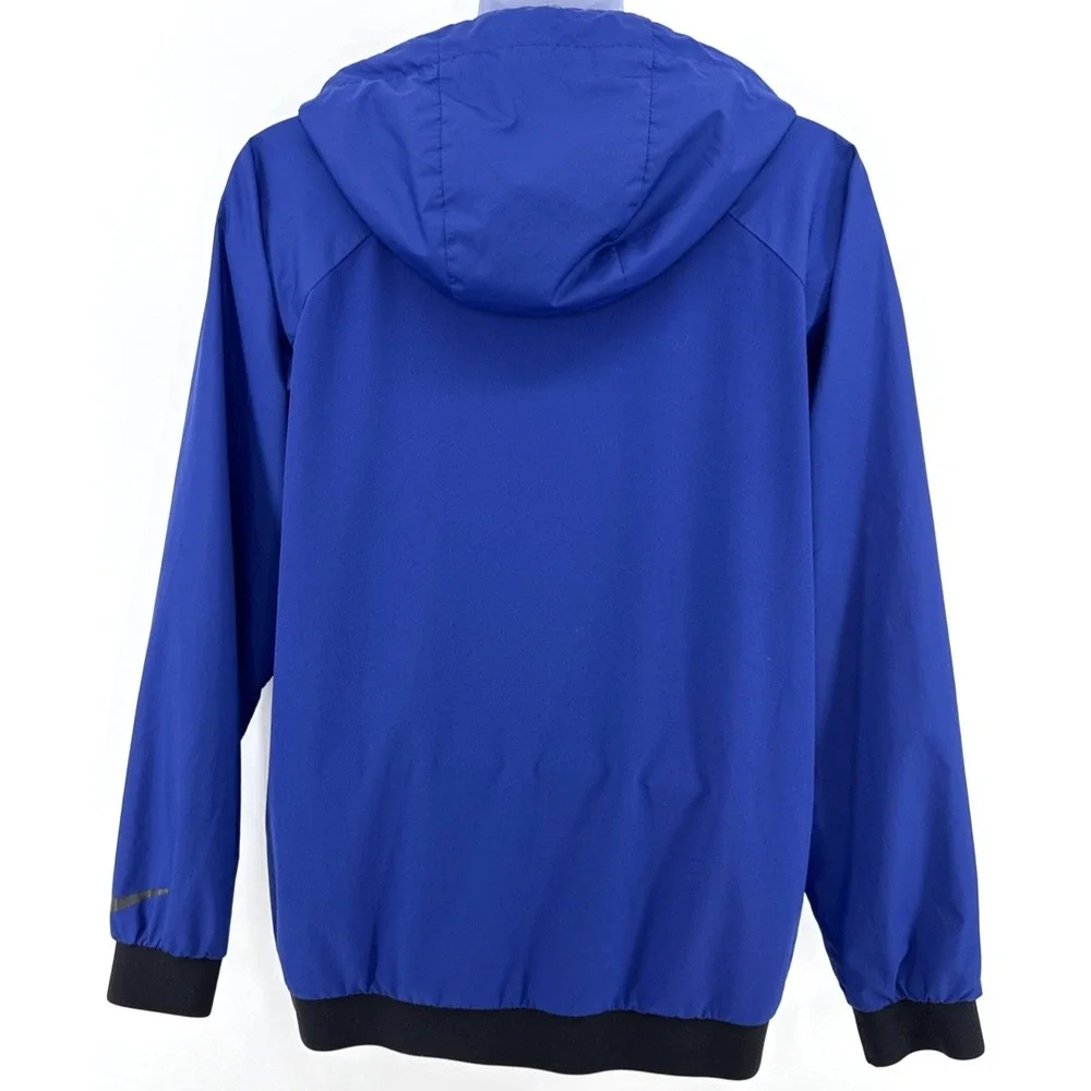 Nike Windrunner Hoodie Men's M Blue Dri-FIT Full Zip Mesh Lined Running‎
